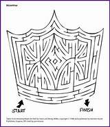 Saul Maze Anointed Anoints Biblewise Divided Hezekiah Korona Labirintus Crown Korner Solomon Goma Mazes Kings Laberinto sketch template