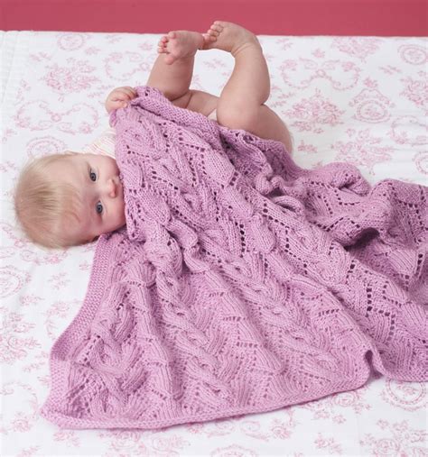 cable knit baby blanket patterns  funky stitch