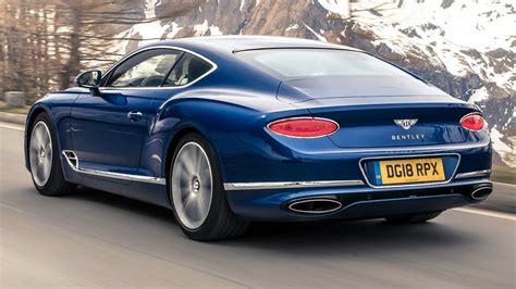 2019 Blue Bentley Continental Gt The Definition Of