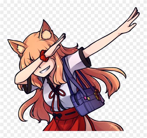 Dab Anime Dab Emoji For Discord Hd Png Download