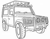 4x4 Coloring Pages Road Rover Land Off Drawing Transportation Color Colorings Map Printable Cartoon Getdrawings Getcolorings Print sketch template