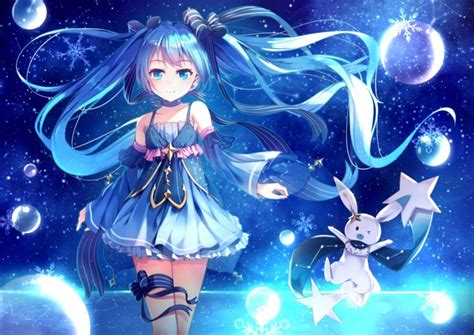 88 Wallpaper Anime Girl Blue Images And Pictures Myweb