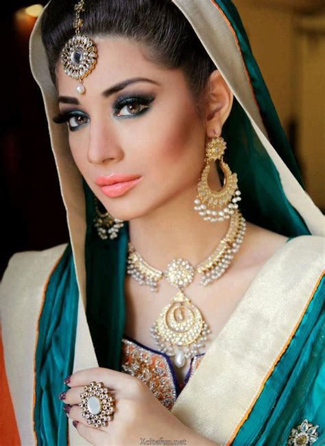 sidra batool bridal jewelry and make over photos