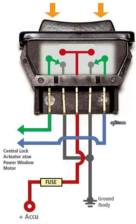 pin power window switch wiring diagram