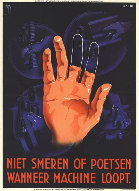 dutch health and safety posters 1926 1992 safety posters
