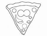 Colorear Pizzas Felice Hapyy Italian Stampare Acolore Desenho Caricatura Herb Imagui Coloringcrew sketch template