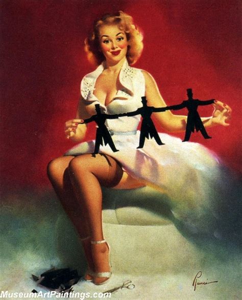 Modern Pinup Art Paintings Showgirl Spectacular