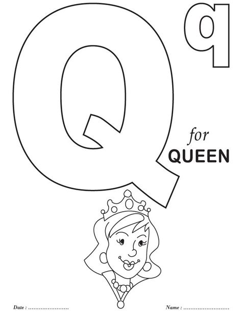 preschool letter  coloring page coloring page blog