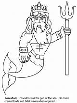 Poseidon Poseidone Colorare Poseidon3 Disegni Colouring Deus Advertisement sketch template