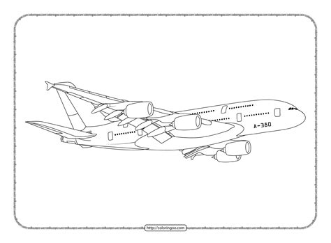 printable airbus  coloring pages   coloring pages