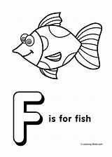 Alphabet Letter Coloring Pages Kids Preschool Printable Words Letters Drawing Printables Worksheets Fish Print Colouring Ray Clipart Sheets Back Coloringhome sketch template