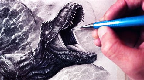 Let S Draw Jurassic World Fallen Kingdom T Rex Fan