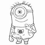 Omb King Minion sketch template