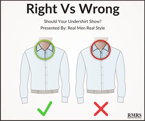 undershirt show  reasons  undershirt shouldnt show