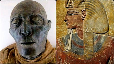 years  mummified face  egyptian pharaoh seti