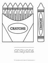 Pages Color Crayon Coloring Box School Kid Back Crayons Clipart Crayola Kids Printables Colors Printable Template Sheets Favorite Print Things sketch template