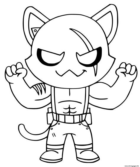 shadow meowscles fortnite coloring pages printable desenhos faceis