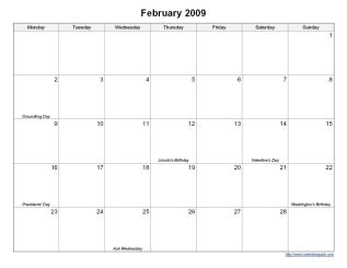 standard monthly printable calendar calendarsquick