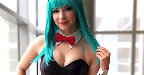 enji night has just released her sexy cosplay as bunny bulma from dragon ball tgg