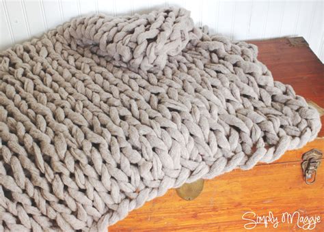 arm knitting  blanket  spinners husband