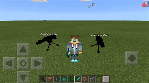 mod auto machine gun mod mcpe  mod install link