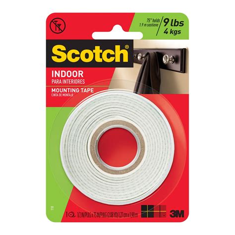 scotch mount   cm clear double sided mounting tape bunnings australia