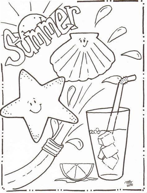 summer coloring pages  adults  large images