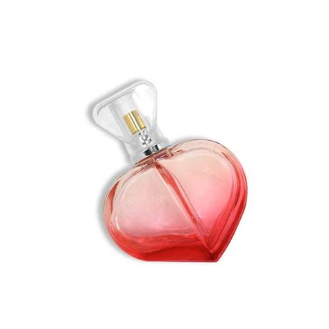ml heart shaped perfume bottle  acrylic cap perfume perfume