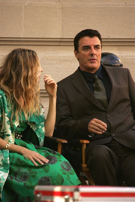 First Look At Carrie And Big On Set Of Sex And The City Popsugar