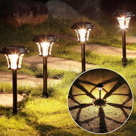 amazoncom maggift  pack  lumen solar powered pathway lights super bright smd led outdoor