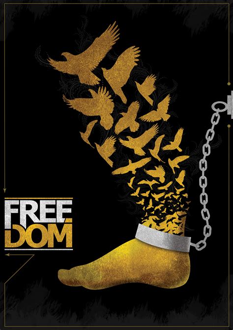 freedom poster behance