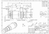 Technisches Schnittdarstellung Technische Konstruktion Ansichten Abtriebswelle sketch template