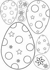 Easter Eggs Colour Printable Activity Activities Color Patterned Egg Template Colouring Kids Patterns Coloring Pages Templates Printables Bunny Rooftop sketch template
