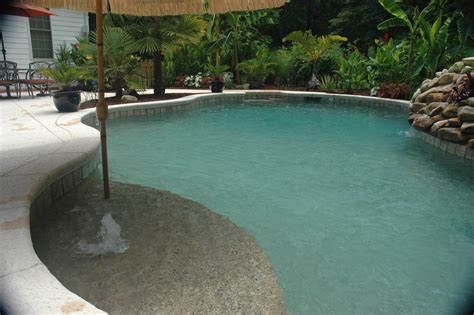 hidden slide and tropical pool tropical atlanta by hilltop pools