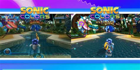 sonic colors ultimate comparison video shows       game