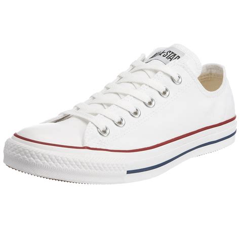 converse  star chuck taylor ox white unisex trainers shoes ebay