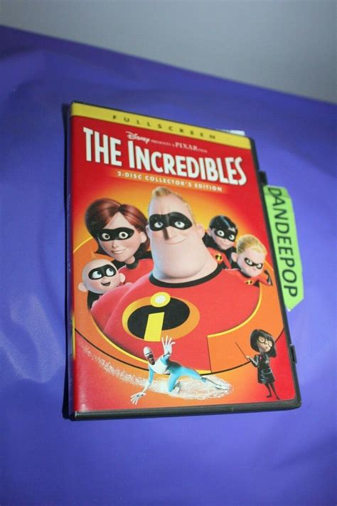The Incredibles Dvd 2 Disc Set Fullscreen Collectors