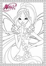 Tynix Winx Kolorowanki Sirenix Pintar Colorea Roxy Musa Believix Butterflix Imprime 7ª Loly sketch template