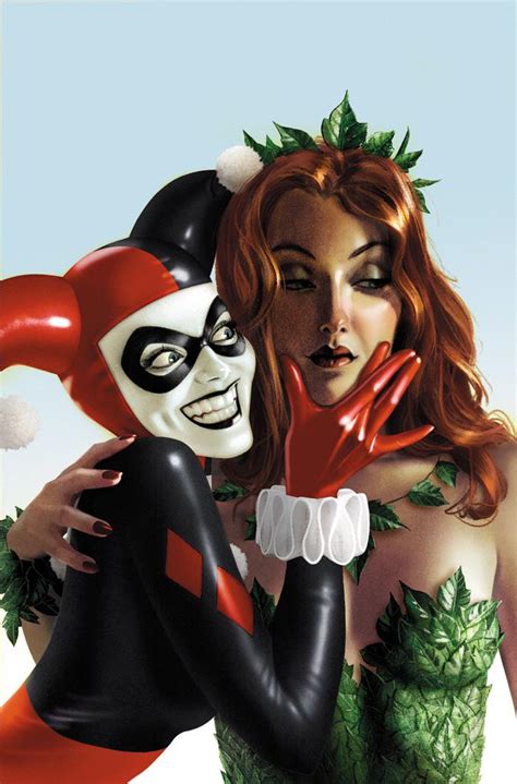 harley quinn and poison ivy 1 by josh middleton midtown