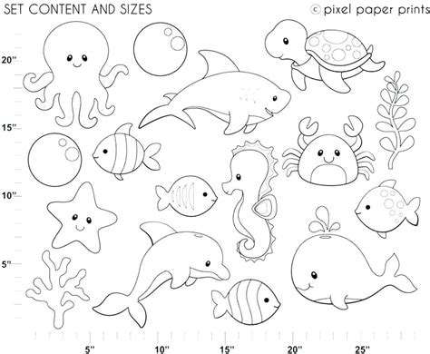 realistic sea life coloring pages  getcoloringscom  printable