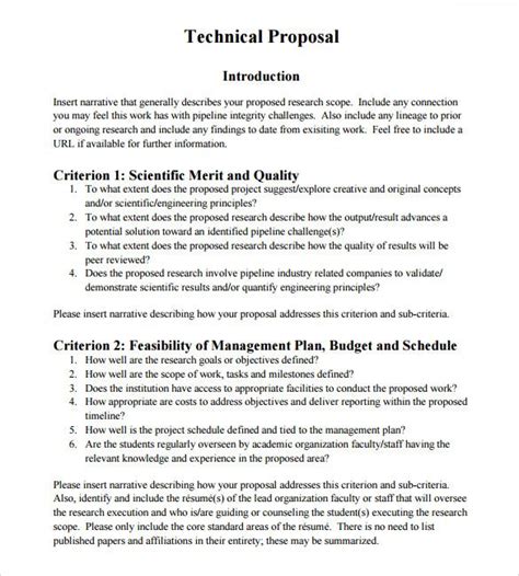 proposal outline template template proposal