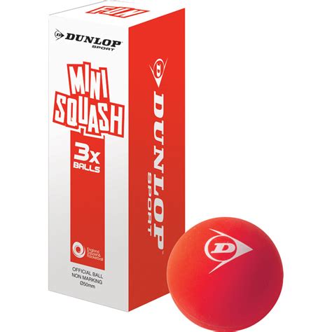 dunlop fun mini squash balls  pack