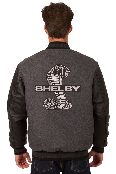 shelby wool leather reversible varsity jacket charcoalblack jh