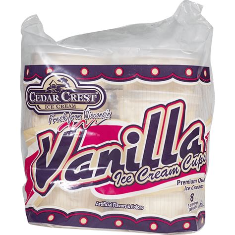 Vanilla Ice Cream Cups Novelties Festival Foods Shopping