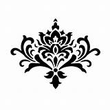 Damask Clip Clipart Cliparts Graphic Original Buy Clipground Library Clipartbest sketch template