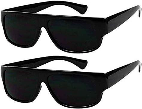 basik eyewear shadyveu super black rectangular sunglasses 100 uv