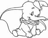 Dumbo Coloring Pages Disney Baby Cute Elephant Drawing Colouring Cartoon Printable Kids Color Smile Christmas Elephants Draw Bubakids Getdrawings Unbelievably sketch template