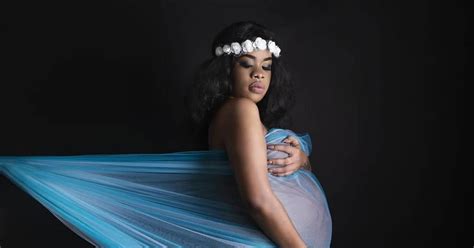 socialite bridget achieng strips naked for a maternity