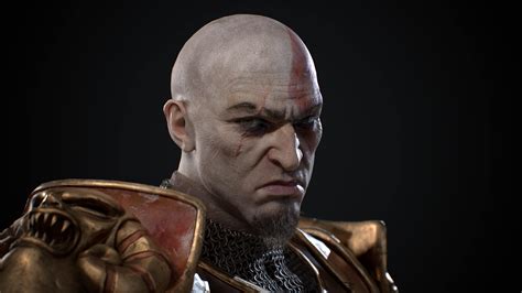 artista recria visual de kratos em remake de god  war ii veja