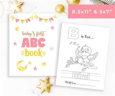 babys  abc book twinkle twinkle  star baby shower